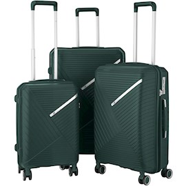 სამოგზაურო ჩანთა 2E 2E-SPPS-SET3-EG, 3in1, Emerald Green